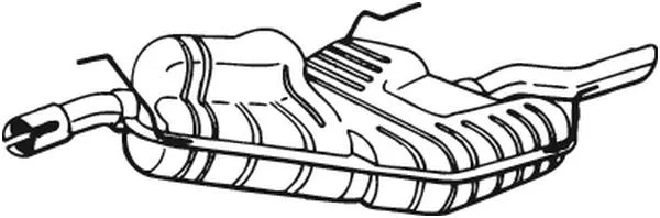 Rear Muffler (215-001)