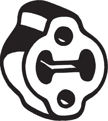 Rubber Strip, exhaust system (255-624)