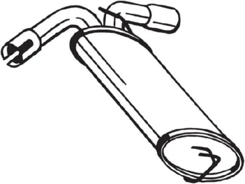 Rear Muffler (185-495)
