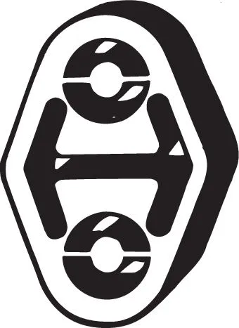 Rubber Strip, exhaust system (255-085)