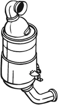 Soot/Particulate Filter, exhaust system (097-249)