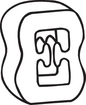 Rubber Strip, exhaust system (255-075)