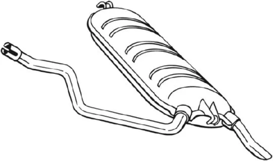 Rear Muffler (278-235)