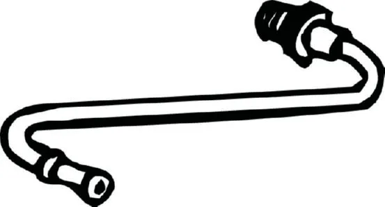 Pressure Pipe, pressure sensor (soot/particulate filter) (000-073)