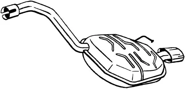 Rear Muffler (235-211)