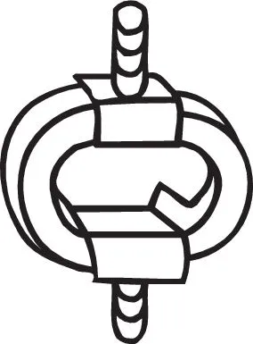 Rubber Strip, exhaust system (255-511)