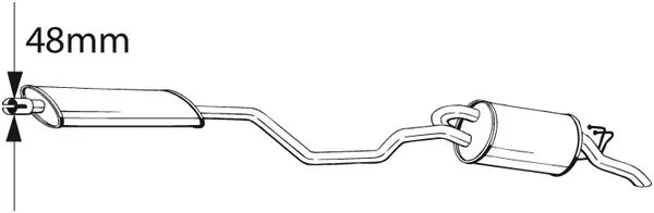 Rear Muffler (287-541)