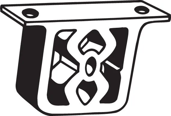 Rubber Strip, exhaust system (255-054)