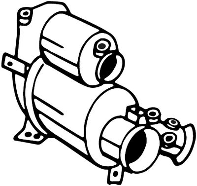 Soot/Particulate Filter, exhaust system (097-816)