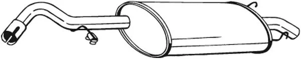Rear Muffler (154-127)