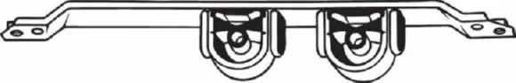 Rubber Strip, exhaust system (255-772)