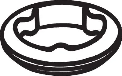 Gasket, exhaust pipe (256-904)