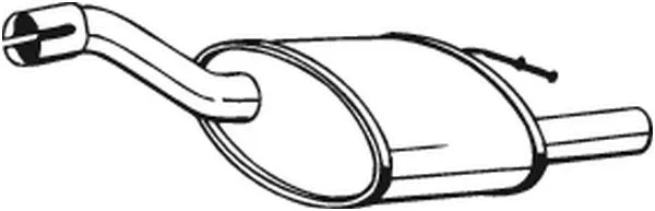 Rear Muffler (154-211)