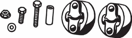 Clamping Piece, exhaust system (254-010)