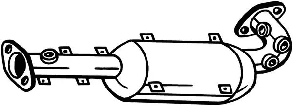 Soot/Particulate Filter, exhaust system (097-367)