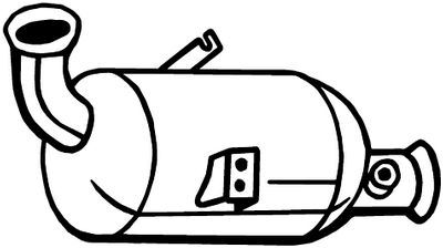 Soot/Particulate Filter, exhaust system (097-733)