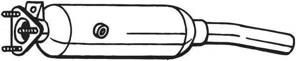 Soot/Particulate Filter, exhaust system (097-130)