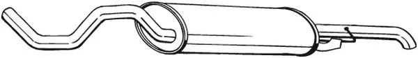 Rear Muffler (281-533)