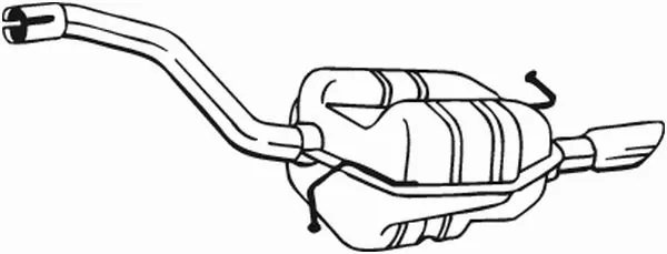 Rear Muffler (233-205)