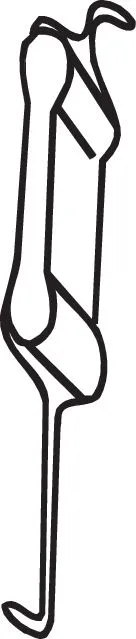 Rubber Strip, exhaust system (255-787)