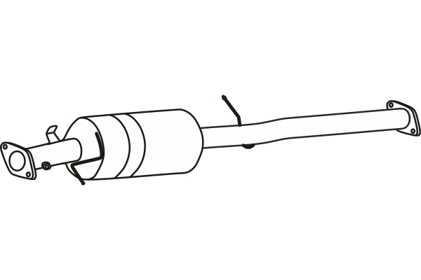 Soot/Particulate Filter, exhaust system (P8817DPF)