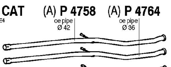 Exhaust Pipe (P4764)
