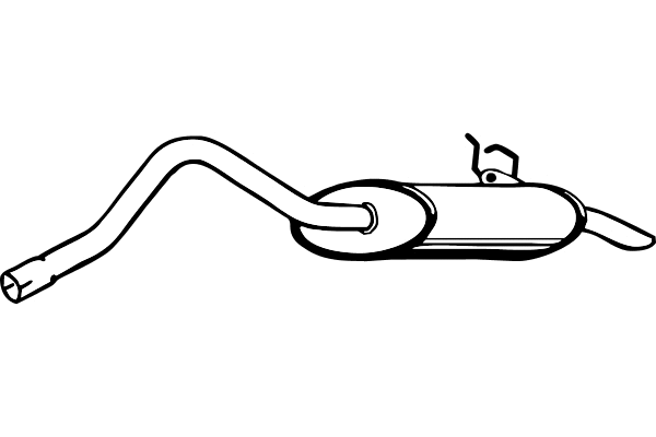 Rear Muffler (P5030)