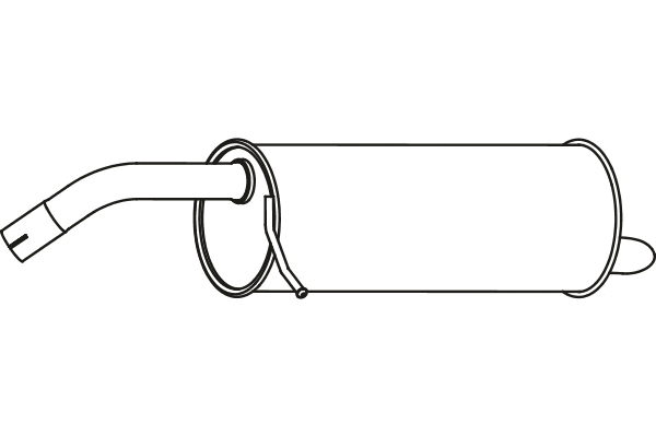 Rear Muffler (P2465)