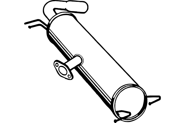 Rear Muffler (P6908)