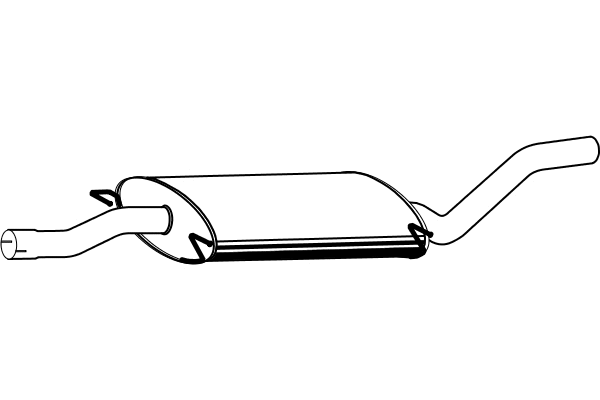 Centre Muffler (P3736)