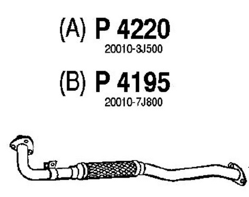 Exhaust Pipe (P4195)