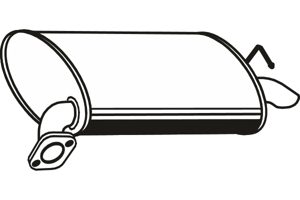 Rear Muffler (P3488)