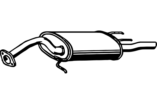 Rear Muffler (P6722)