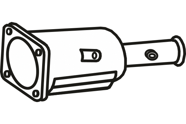 Soot/Particulate Filter, exhaust system (P9987DPF)