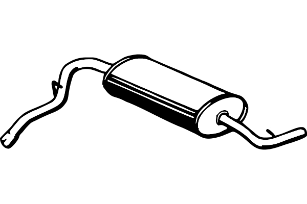 Rear Muffler (P3227)