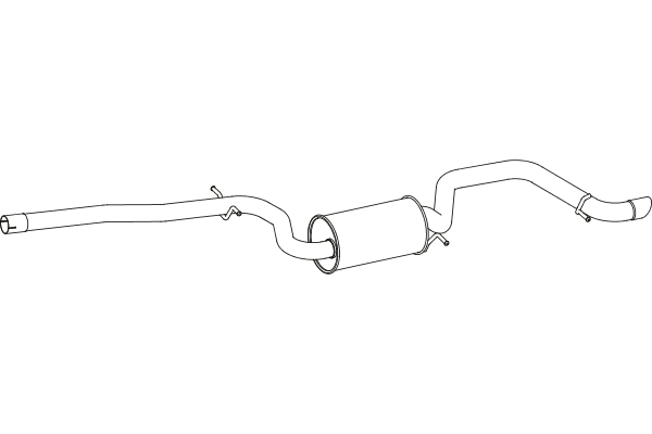 Rear Muffler (P72019)