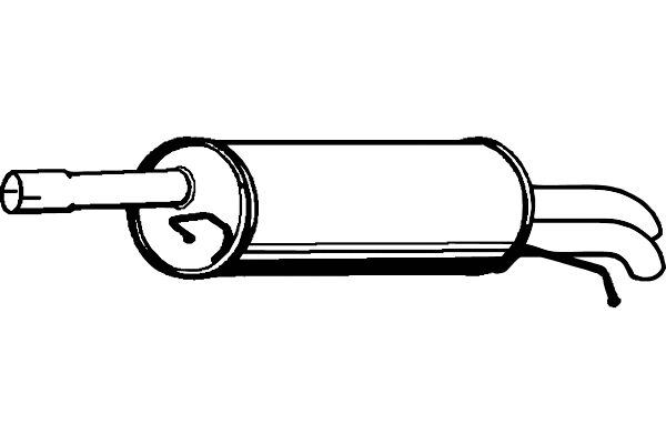 Rear Muffler (P7533)