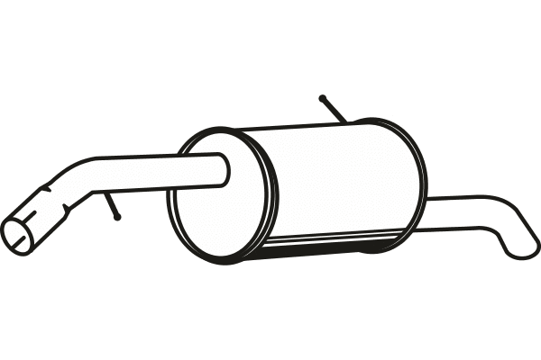 Rear Muffler (P4623)
