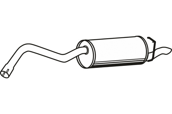 Rear Muffler (P2343)