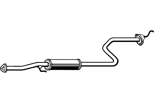 Centre Muffler (P2724)