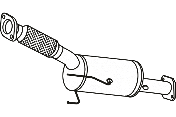 Soot/Particulate Filter, exhaust system (P9883DPF)