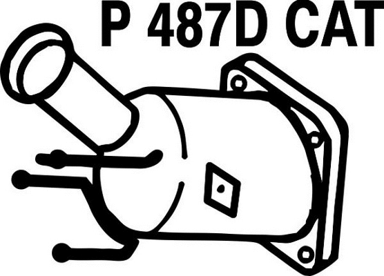 Catalytic Converter (P487DCAT)