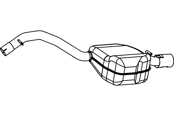 Rear Muffler (P7903)