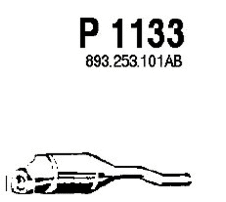 Centre Muffler (P1133)