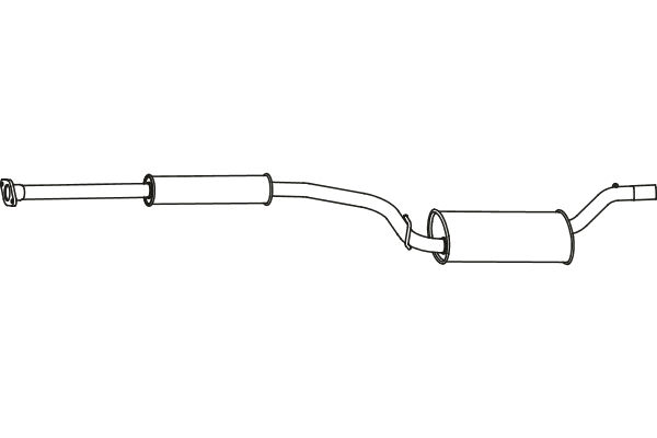 Centre Muffler (P3478)
