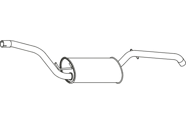 Rear Muffler (P23013)