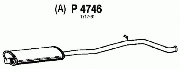 Centre Muffler (P4746)