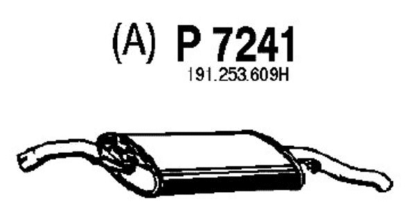 Rear Muffler (P7241)