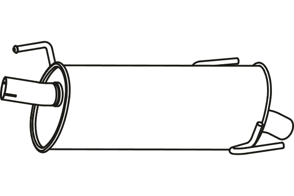 Rear Muffler (P43101)