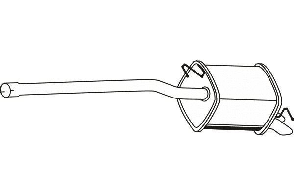 Rear Muffler (P7171)